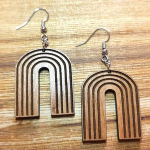 70's style earrings